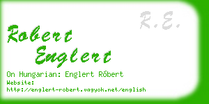 robert englert business card